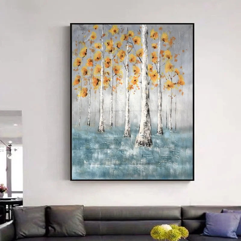Modern Wall Hanging Landscape Painting Abstract Art Decorative Natural Scenery Painting Canvas