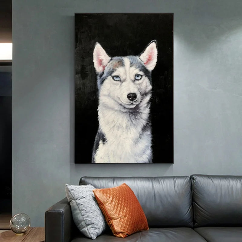 Customized Art Wall Art Decoration Latest Modern Animal Painting Hand-made Painting Home Office Hotel