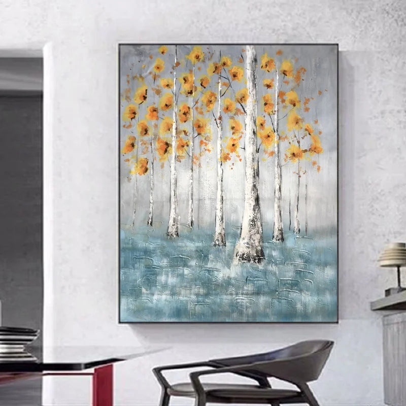 Modern Wall Hanging Landscape Painting Abstract Art Decorative Natural Scenery Painting Canvas