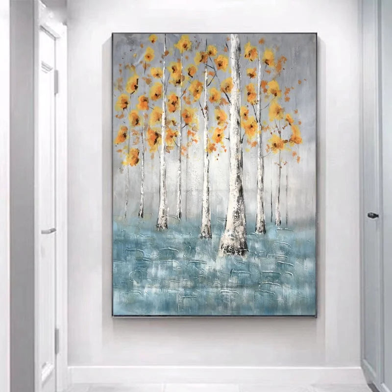 Modern Wall Hanging Landscape Painting Abstract Art Decorative Natural Scenery Painting Canvas