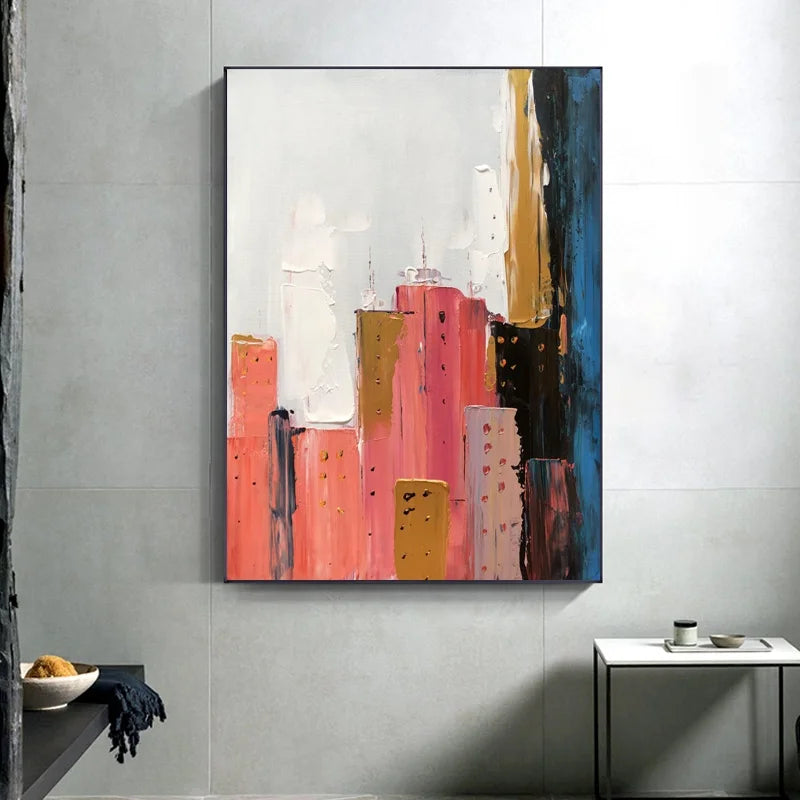 Hand Painted Art Work Living Room Wall Decoration Art Hand-painted Abstraction Canvas Oil Painting Modern