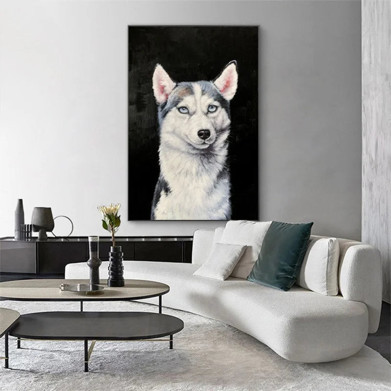 Customized Art Wall Art Decoration Latest Modern Animal Painting Hand-made Painting Home Office Hotel