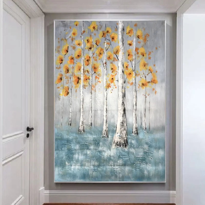 Modern Wall Hanging Landscape Painting Abstract Art Decorative Natural Scenery Painting Canvas