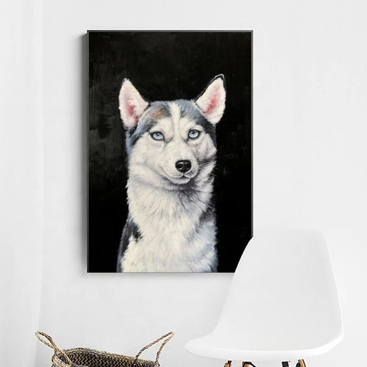 Customized Art Wall Art Decoration Latest Modern Animal Painting Hand-made Painting Home Office Hotel