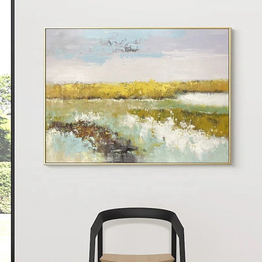 Modern Living Room Hand-painted Decorative Painting Original Landscape Oil Painting