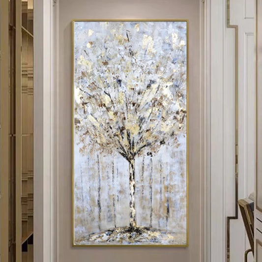 Handmade Oil Landscape Paintings on Canvas Impressionist Tree Wall Art Decor for Home Decoration Artwork Living Room Other Paint