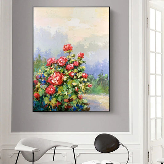Wholesale Wall Pictures Home Decoration Flower Canvas Art Modern Oil Painting Cuadros Still Life Paintings