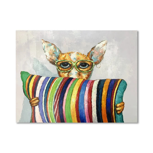 Wholesale High Quality Handmade Canvas Paintings Homestay Pop Art Abstract Art Oil Painting