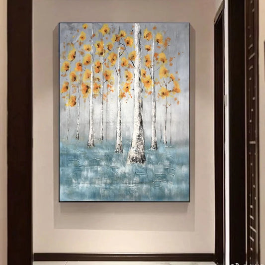 Modern Wall Hanging Landscape Painting Abstract Art Decorative Natural Scenery Painting Canvas