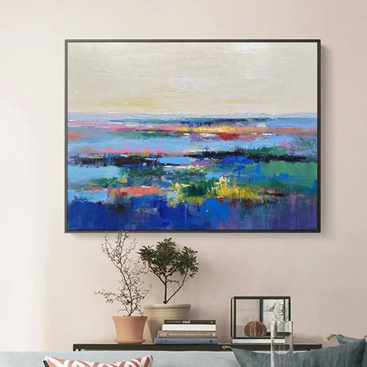 New Style Handmade Oil Painting on Canvas Abstract Painting for Hotel